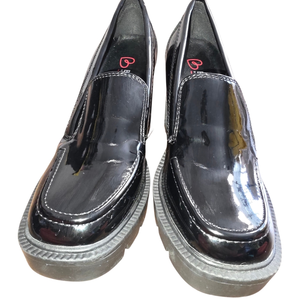 Blondo “Josie” Black Patent Platform Loafers – Size 5.5